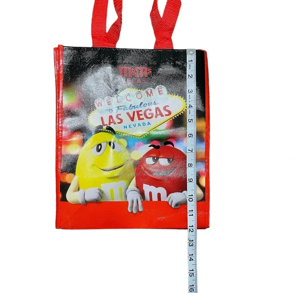 M&M'S WORLD TOTE BAG VIBRANT COLORS & GREEN COFFEE MUG